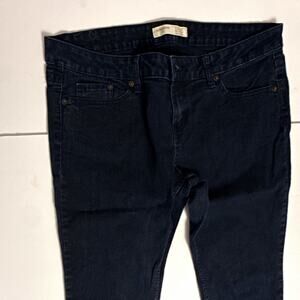 No Boundaries Juniors Black Dark Wash Slim Bootcut Jeans Stretch 5-Pocket (17)